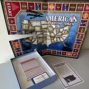 Outset Media American Trivia Board Game 2+ Players Ages 12+ 2004